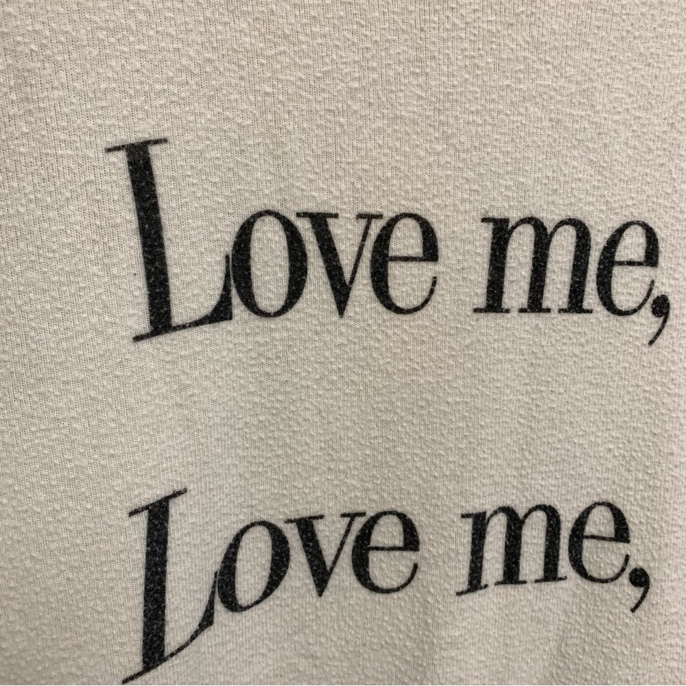 Wildfox Lovefool “Love Me Love Me” Graphic Pullover Sweatshirt Small - Picture 5 of 8